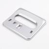 For Nissan Qashqai J11 2014  Car Roof Reading Light Lamp Frame Decoration Cover Trim Matte Silver
