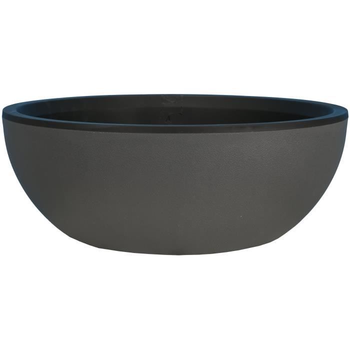RIVIERA - Flower Pot Cutter - Granite D40 - Gray