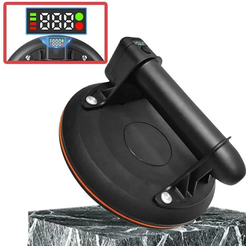 8 Inch LED Electric Vacuum Suction Cup Display Heavy Duty Vacuum Lifter Powerful Granite Tile Tools