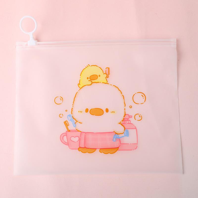 20PCS Cartoon Pattern Zipper Storage Bag Candy Snack Stationery Gift Package Kids Cute Plastic Sealed Storage Pouches 2025 New