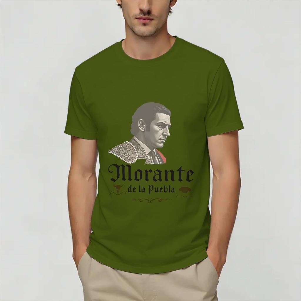 Morante De La Puebla Unisex T-Shirt Vintage T-Shirt Kurzarm Rundhals T-Shirt Baumwolle Sommerkleidung