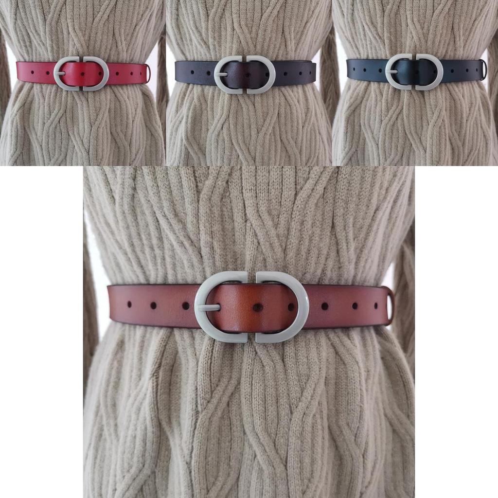 Artistic Leather Belt With Antique Finish For Womens Casual Fashion