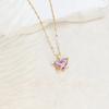 Love Necklace Women'S High Sense Simple Inlaid Zircon Pendant Jewelry