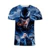 Stylish Women Men Movie Venom Comic Print Casual 3d T-shirt For All Seasons