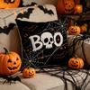 1pcs Halloween Printed Throw Pillowcase Cojines Scary Atmosphere Cushion Cover Living Room Decorative Sofa Pillow Covers 11x11cm