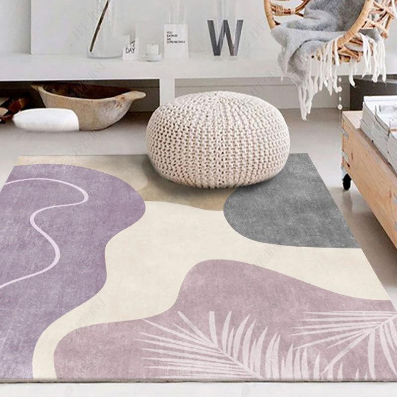 

Скандинавская гостиная противоскользящий ковер спальня дом современный абстрактный полосатый прикроватный ковер чайный столик напольный коврик 120 * 160cm