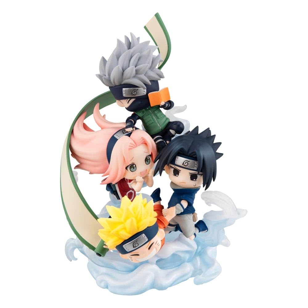 FigUnity NARUTO Shippuden Team 7 Approximately 130mm PVC Figure Assembled! Pre-painted