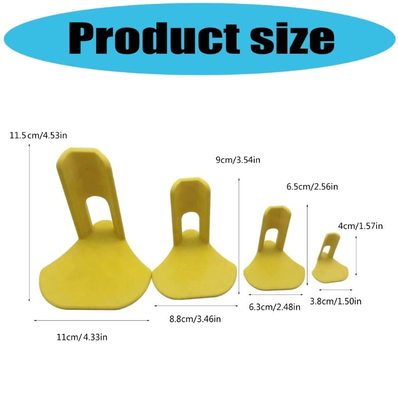 4 ks Plastová dlaha na kuřecí nohu pro zraněné ptáče Snadné použití Pro různé druhy drůbeže Fixing nohy Různé velikosti Pro použití farmářem
