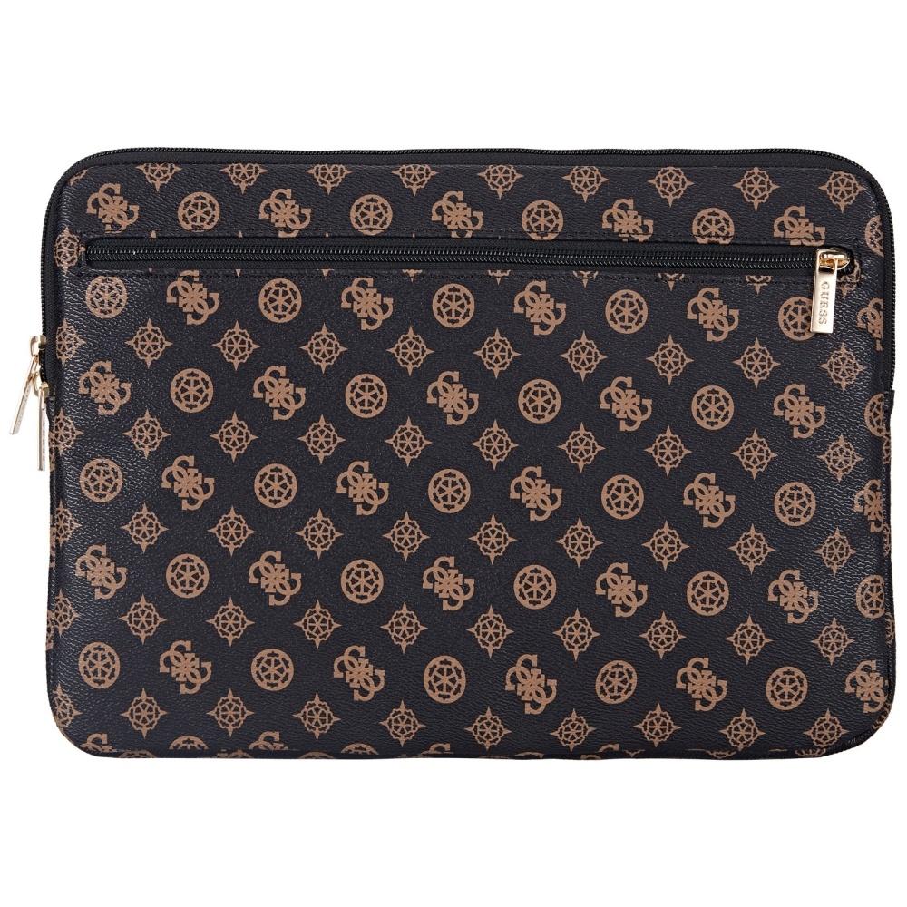 Guess Sleeve 14" Peony Pocket Triangle bag, black
