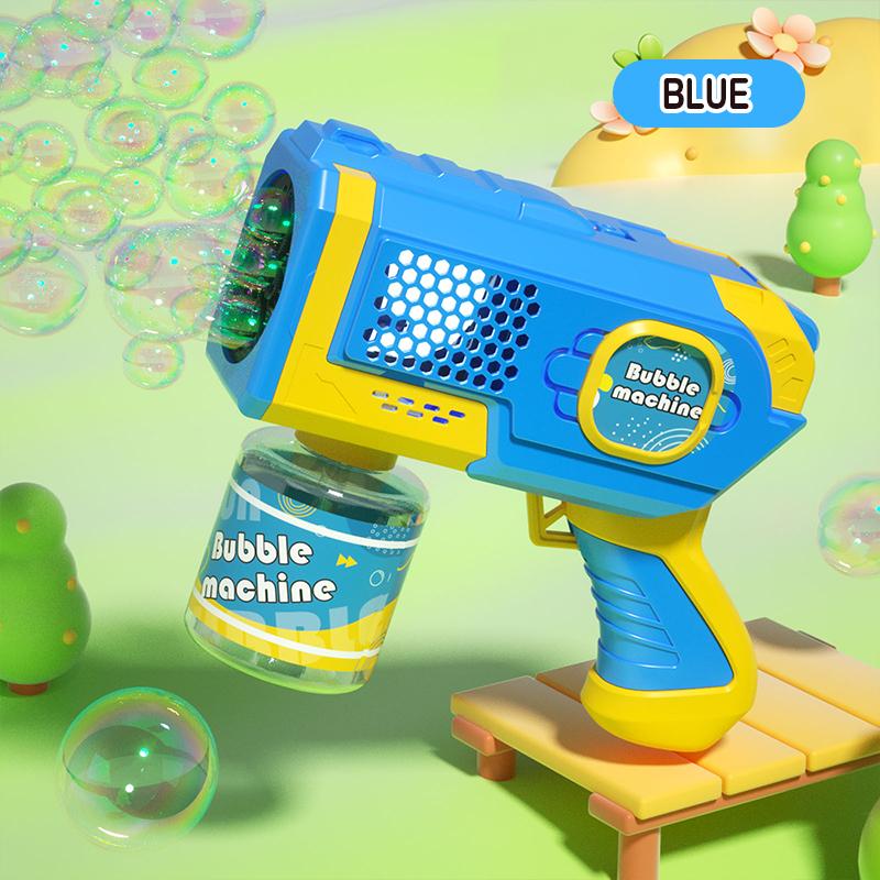 Automatic Soap Bubble Gun Handheld Electric Bubbles Machine for Girls Boys Children Kids Children's Day Gift Wedding Garden Toys