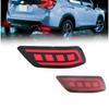 2pcs Rear Bumper Light For Subaru Forester 2019-2023 DRL Turn Signal Red