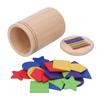 Wooden Color Sorting Toys Fine Motor Skills Educational Puzzle Toy Sensory Matching Game for 1-3 Yea