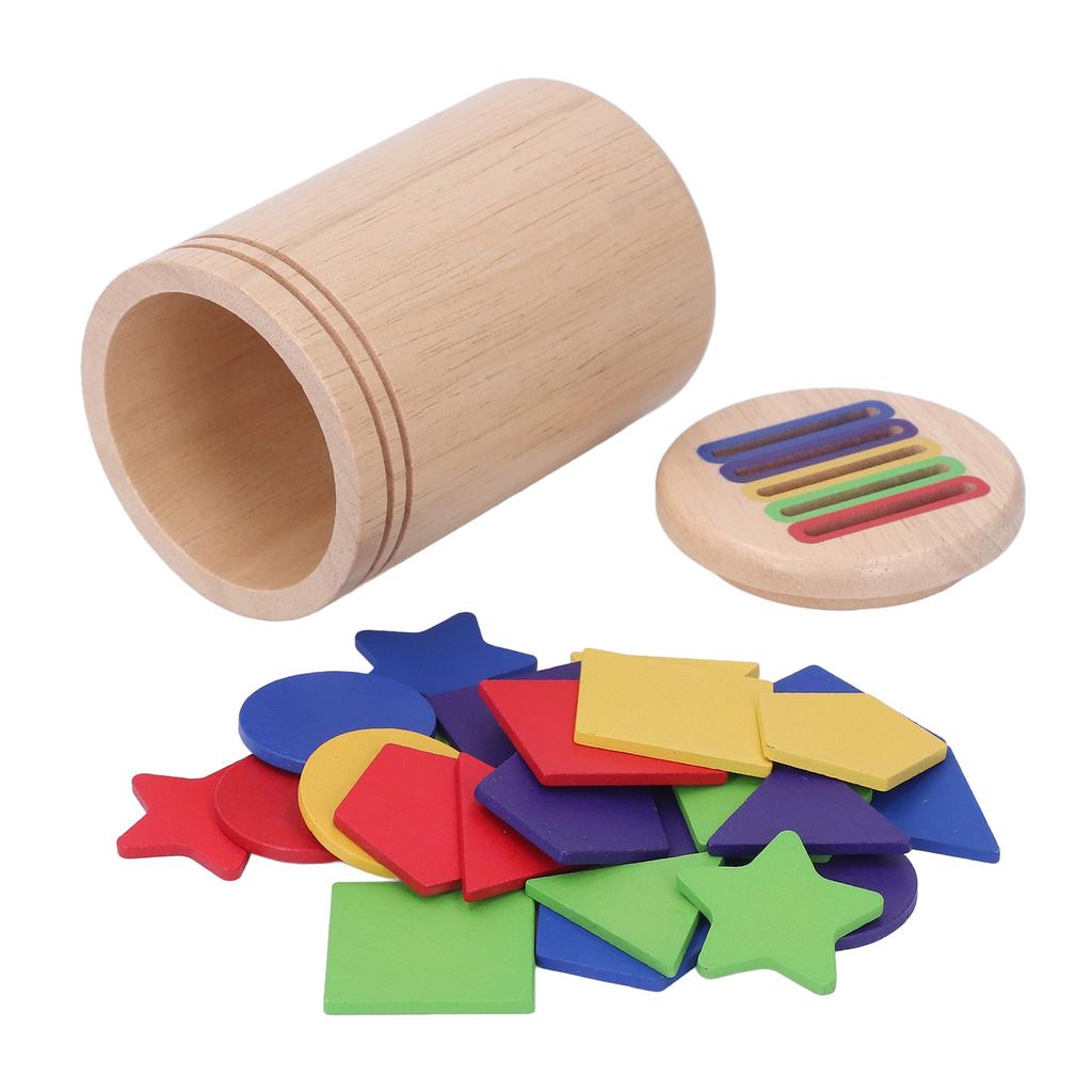 Wooden Color Sorting Toys Fine Motor Skills Educational Puzzle Toy Sensory Matching Game for 1-3 Yea