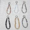 Cell Phone Lanyard 26cm Colorful Crystal Charm Phone Chain Wrist Strap
