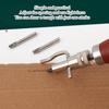Multifunctional 7-in-1 Leather Trench Digger Hand-crafted DIY Edge Pressing Device Leather Sculpture Tool
