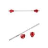 Aluminum Alloys Bike Barrels Shafts Hub Fixing Rod Road Bike Wheel Truing Stand Thru Axles Adapter Bicycles Repair Tool