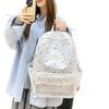 Schoolbag Cute Star Printed Backpack Female Student Large Capacity Lightweight School Bag Korean Version Lace Edge Casual Backpack