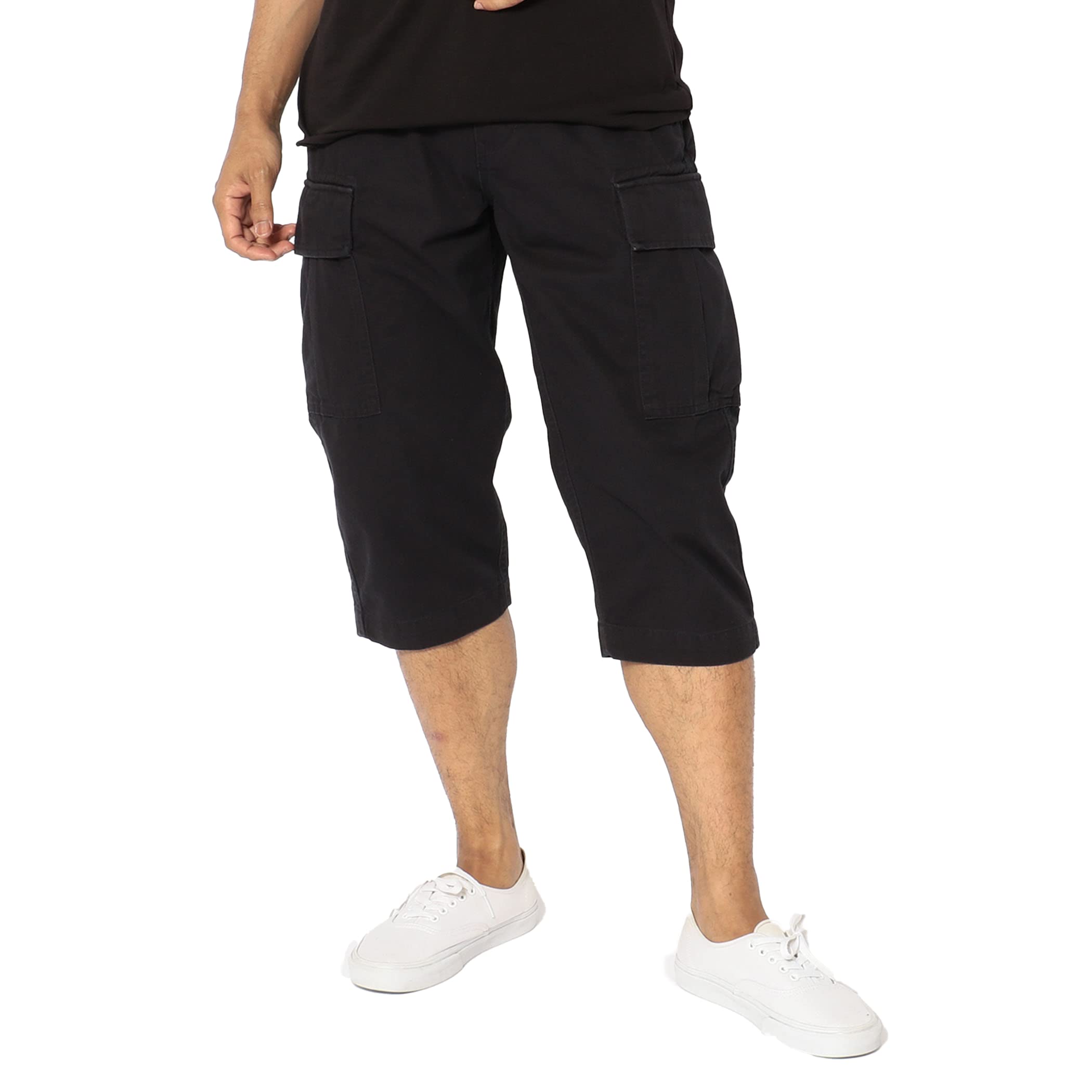 

Avirex Basic Fatigue Cropped 009 Black Pants, 6126130, Men s XL,
