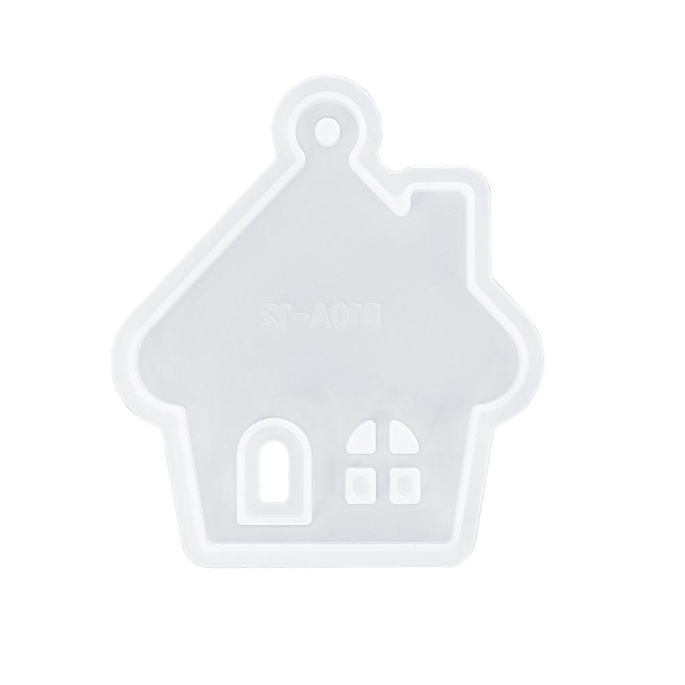 With Hole Silicone Molds 12 Styles DIY Jewelry Making Crystal Epoxy Epoxy Resin Mold Hanging Tags