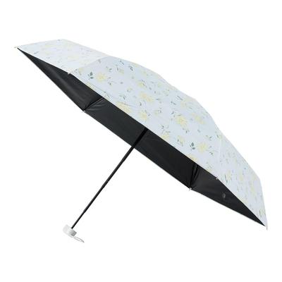 Moonbat Esta Skladací Prémiový Ľahký UV Vhodný do Dažďa alebo Kvetinový Sivý Dáždnik, Kompaktný, Ultra-Ľahký, Blokovanie, Ochrana, Lesk, Vzor,