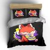 Cute Fox Noodle Art Set Soft Comfortable Duvet Cover Bedding Set Included 1*Duvet Cover & 2*Pillowcases, Gift