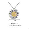 Flower Pendant Necklace Fashion Charms Accessories for Gifts Party Women