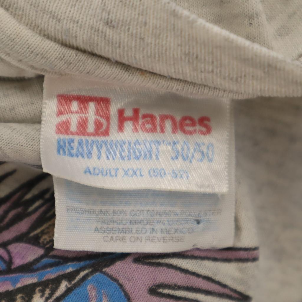Hanes 90s Old Short sleeve T-shirt XXL Heavyweight Single Stitch Big Size Men's Used