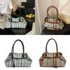 Large Capacity Grass Weaving Handbag With Inner Pocket For Beach Days