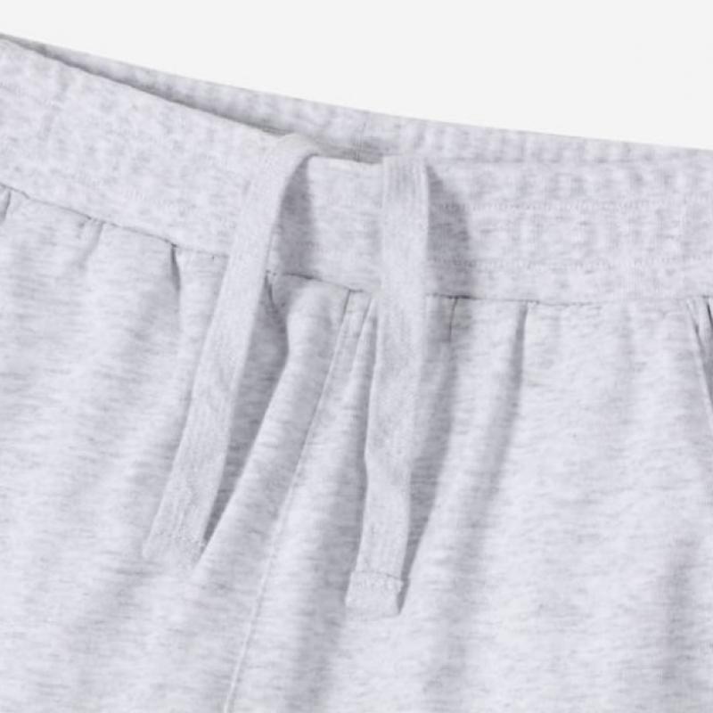 Youniv Small Logo Jersey Shorts Melange White Uv262bhp01 Mwh