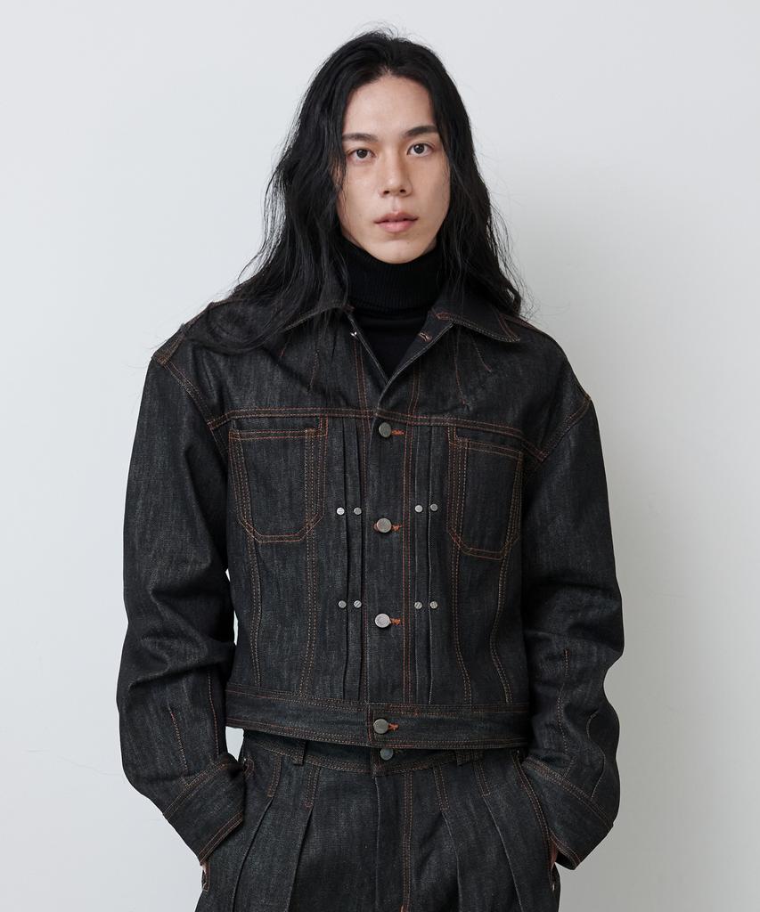 Einpflanzin Selvedge Denim Set-Up Jacket (Black)