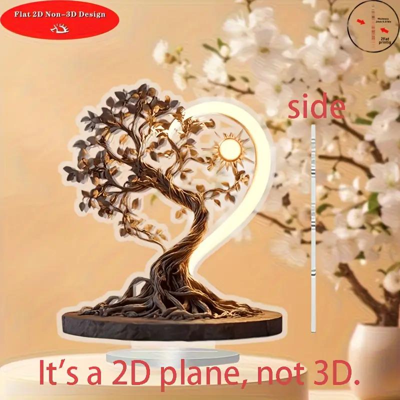 Life Tree Acrylic Desktop Decoration Unique Creative Home Decor Small Gift Visual Experience