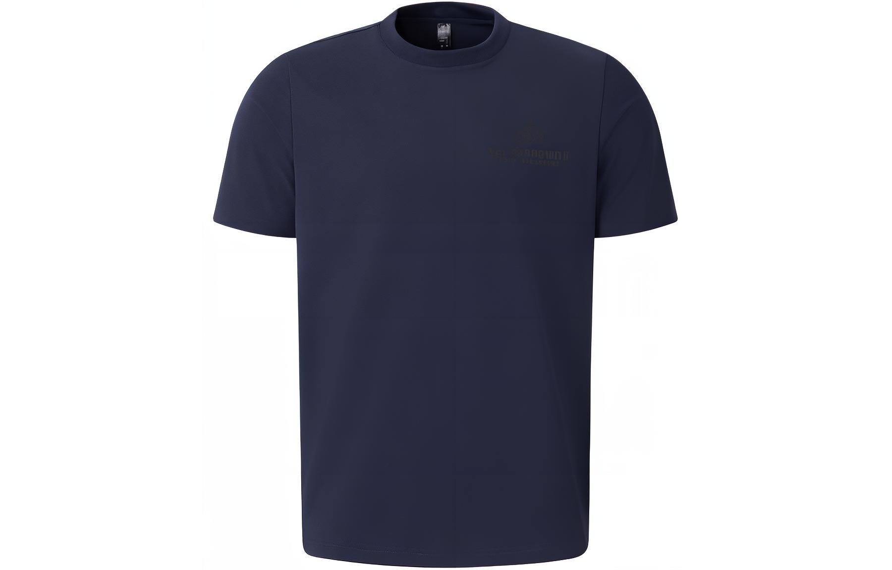 Adidas T Shirts Men s Navy Blue Crew Neck Moderate Straight Fit JD5750 XS