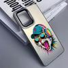 Cat Dog Graffiti Phone Case For Samsung Galaxy S25 S24 S22 S23 Ultra S21 S23 Plus 5G Shiny TPU Cover Shockproof Funda
