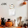 Removable Switch Stickers Halloween Ghost Decorative Sticker, Cartoon Fairy Lamp Decal for Light Switch, Wall Sticker Bedroom Living Room Home Office