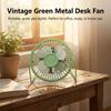 4 Inch Mini Metal Fan USB Powered Desk Fan for Office Summer Cooling