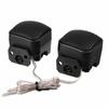 1Pair 12V 500W 105dB Rotatable Car Vehicle Audio Music Stereo Super Lound High Tweeter Speaker