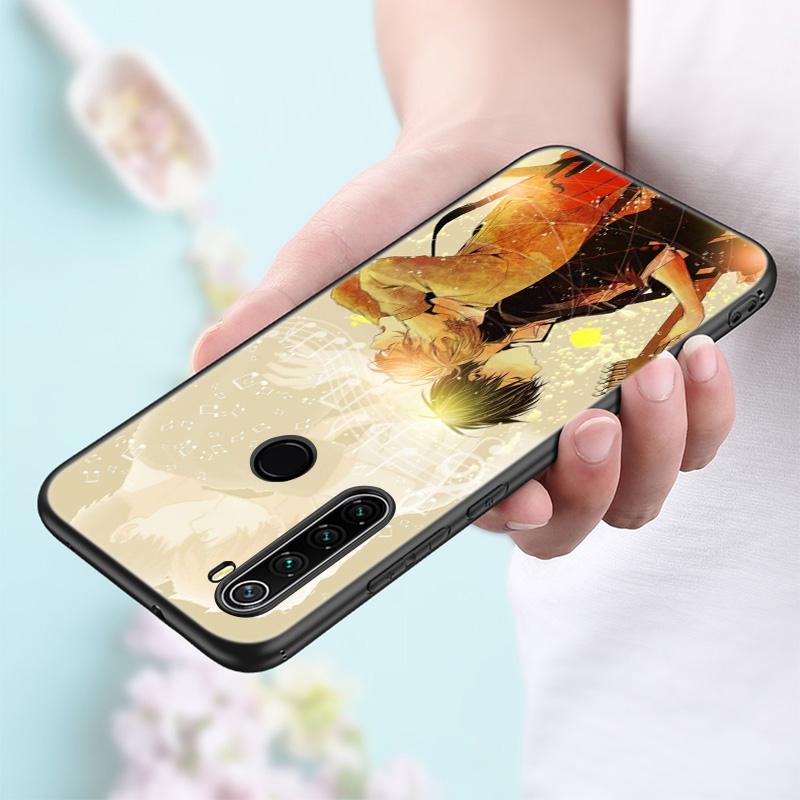 Gegeben Yaoi Anime Silikon Handyhülle Für Xiaomi Redmi Note 11 10 9 8 Pro 11T 10T 10S 9S 8T 9 9A 9C 9T Schwarz Weiche Hülle Coque