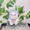 Animal Plush Charming Keychain Lovely Cartoon Cat Figurine Cozy Bag Pendant For Children