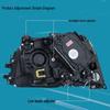 Mercedes-Benz AROCS LED Headlight Assembly for Heavy Duty & Concrete Pump Trucks 4143/3343