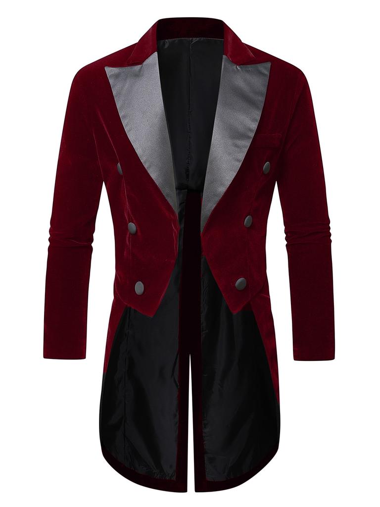 Men'S Casual Velvet Suit Tuxedo Men'S Banquet Suit Stage Performance Dress Jacket