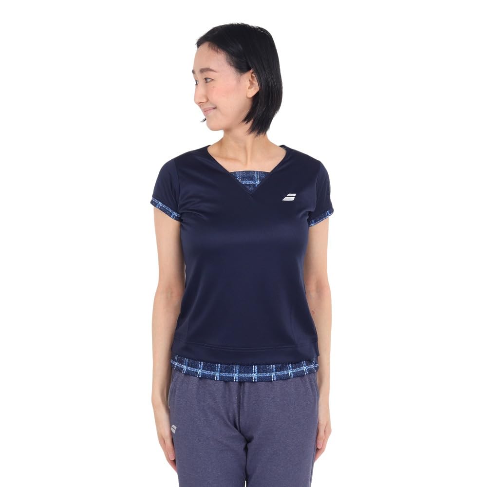 Babolat Tennis Wear Women Pure Short Sleeve Shirt BWG3378 2023FW