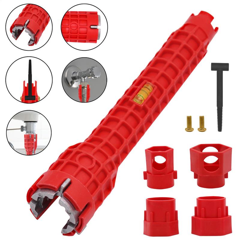 Multi-Functional Sanitary Wrench Pelvic Floor Leading Sleeve Disassembly Faucet Pipe Sink Sanitary Only Installation Tool