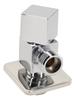 Male Thread Angle Valve For Bathroom Easy To Install Inner Diameter 15mm Practical Quarter Turn Thickened Material