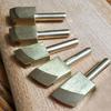 Electric Brass Solder Iron Tip for Leather Edge Burning Craft Press Sealing Machine Pyrography Tool