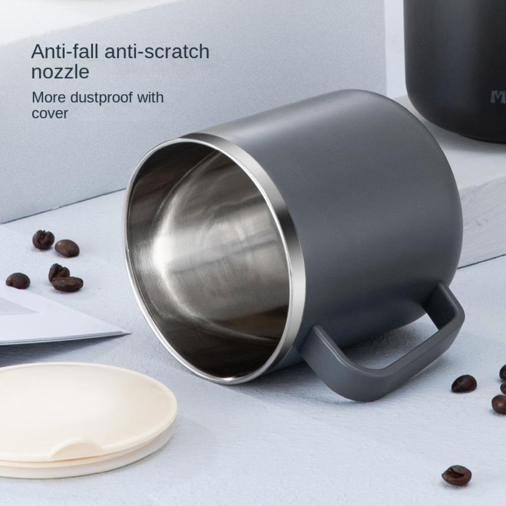 Stainless Steel Milk Coffee Cup Double Wall Vacuum Flask Portable Insulated Water Cups  Home