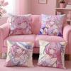 Honkai Impact 3rd Cushion Cover Pillow Case Soft Friendly Fabric  Concealed Zipper