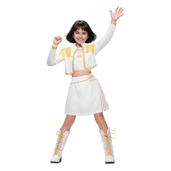 Girls Kids K-Pop Demon Hunters Zoey Rumi Mira Cosplay Costume Set Fancy Dress Idol Movie Cosplay Children Halloween Carniva Suit
