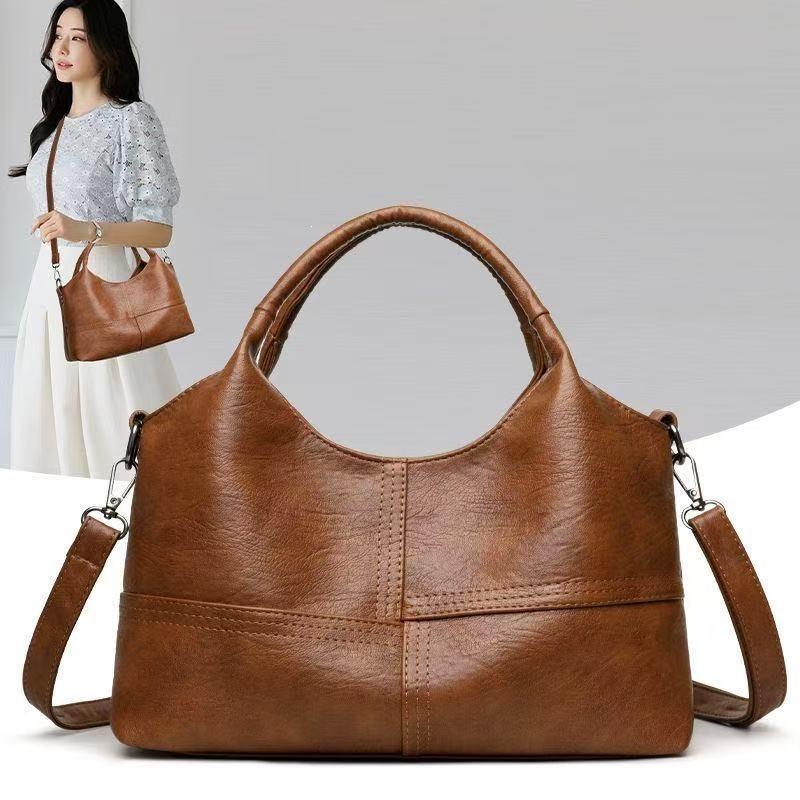 Fashionable Casual Mom Bag - Simple Yet High-end Texture, Single Shoulder Crossbody Bag