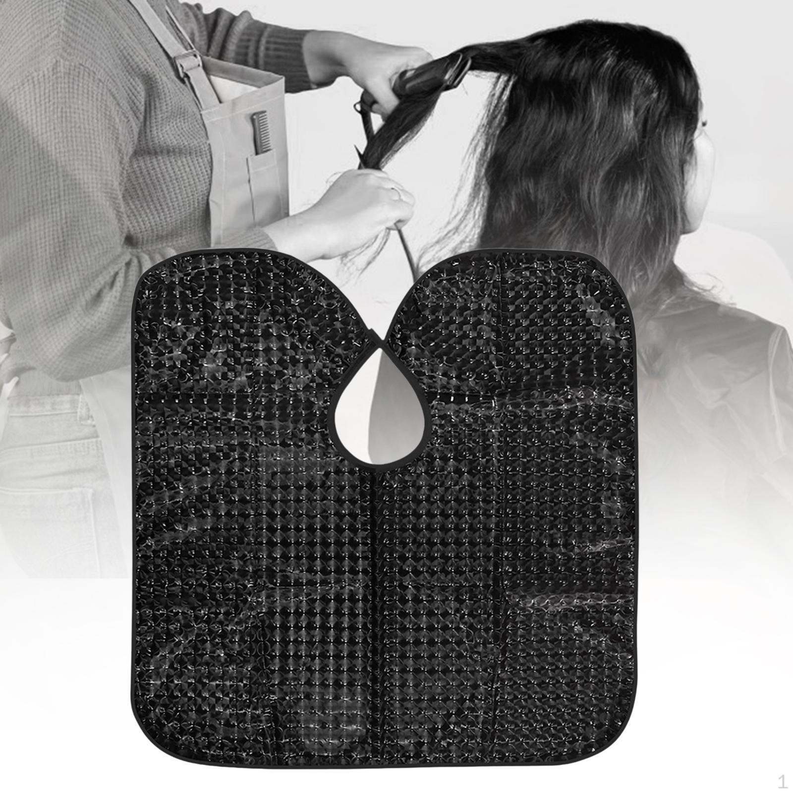 

Парикмахерская накидка с защитой шеи, моющаяся, регулируемая, для макияжа, стрижки, шампуня, парикмахерского дела