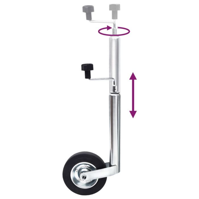 Gauge Wheel for Trailer 48 Mm Galvanized Steel